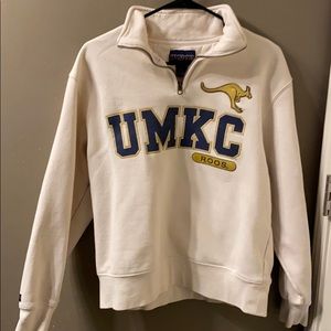 Old-fashioned UMKC pullover sweatshirt